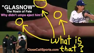 Tyler Glasnow NOT Ejected for Sticky Substance on Pitching Hand - Why Did Umpires Allow Him to Stay?