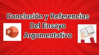 Conclusion and references of the argumentative essay