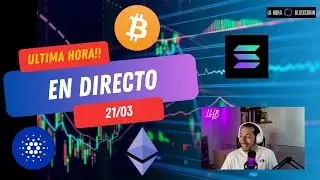 🔴DIRECTO🔴 ULTIMA CORRECCION PRE-HALVING. HASTA DONDE CAEREMOS?