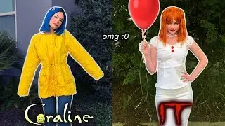 dressing like scary movie characters for a week