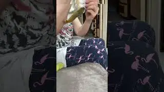 Как надеть на обезьяну подгузник без помощника.