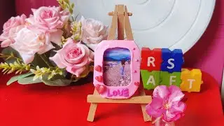 DIY Cute Photo Frame || Super Soft Clay Photo Frame | 