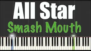 All Star - Smash Mouth - Piano Tutorial