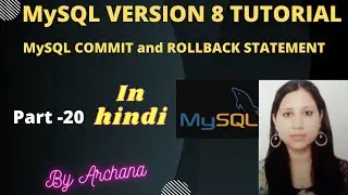 MYSQL COMMIT AND ROLLBACK QUERY