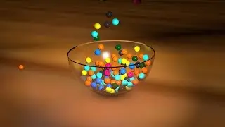 Cinema 4D-Dynamic Marbles | Slow-Mo | No Plugin |