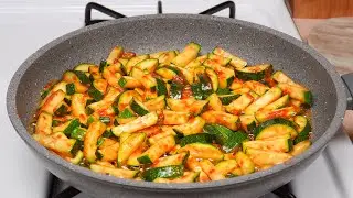 I have never eaten such delicious zucchini! - Easy and delicious!