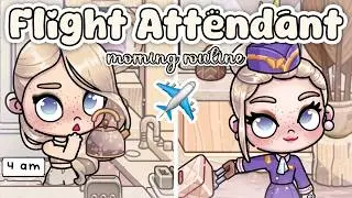 My Morning Routine as a Flight Attendant✈️☀️ | Real Life Routine | Avatar World