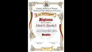 PLANTILLA PARA DIPLOMA DE GRADUACIÓN