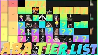 The Best ABA/Anime Battle Arena Tier List