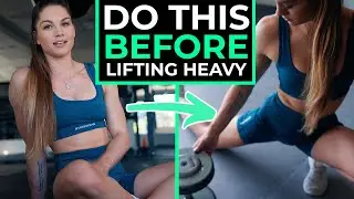 DO THIS BEFORE lifting heavy weights (5 minute follow along warm up BEFORE you lift heavy)