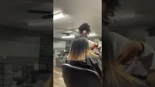 POV: You haven't had a silk press in years...😳 Silk press on natural hair