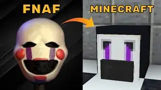How To Build The Puppet From FNAF In Minecraft! (Java/Bedrock)