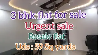 3 bhk Flat For Sale In Hyderabad || Urgent Sale || Resale Flat || Fully Furnished || Code:Par-129.