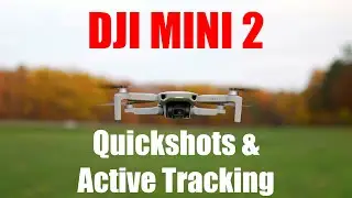 DJI Mini 2 Quickshots und Active Tracking im Test