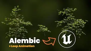 Animated Tree Collection for Unreal Engine | Alembic Import & Realistic Material Setup