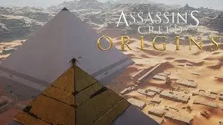 Assassin's Creed Origins Gameplay - Climbing The Great Pyramid (Viewpoint)