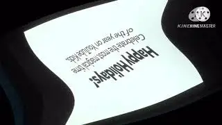 Old YouTube kids Christmas intro center effects
