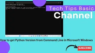 How to get Python Version from Command Line in Microsoft Windows 