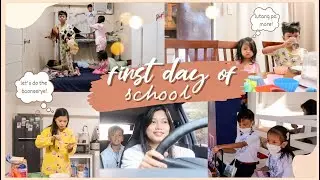 KIDDOS FIRST DAY OF SCHOOL! SY.22-23 | Mommy Vanessa