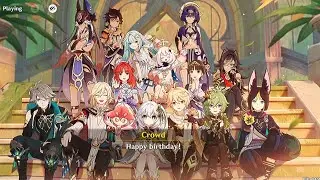 Scaramoche Dori Wasn't In The Celebration Photo ToT |NahidaBirthdayCelebrationScene| Genshin Impact