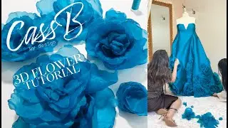 3D Fabric Flower Tutorial