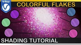 V-Ray | COLORFUL FLAKES Carpaint Shader
