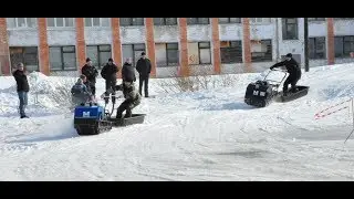 Гонки на мотобуксировщиках. Русская колея 2020 п. Плесецк.