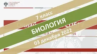 Онлайн-школа СПбГУ 2022/2023. 7 класс. Биология. 03.12.2022