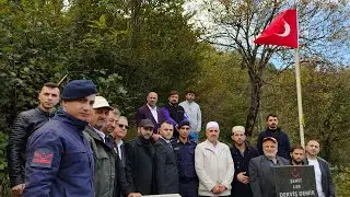 Şehit Derviş Demir Araklı'da kabri başında anıldı