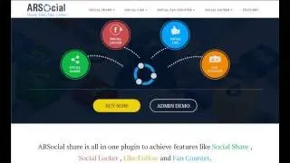 ARSocial - Social Share & Social Locker plugin