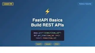 Build REST APIs with Pydantic Validation - Python FastAPI Tutorial -#38