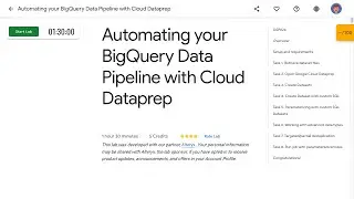 Automating your BigQuery Data Pipeline with Cloud Dataprep GSP826
