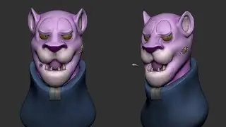 Stylized Pink Panther SpeedSculpt #4