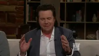 Talking Dead - Josh McDermitt on crotch biting scene