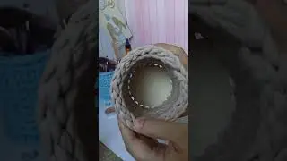 Корзины из трикотажной пряжи