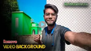 Remove Video Background Without Green Screen using AI