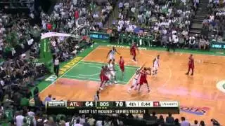 2012 PLAYOFFS GAME 3 Boston Celtics VS Atlanta Hakws (Rajon Rondo Triple Double)