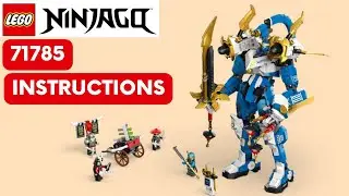 Building instructions for 71785, Jay’s Titan Mech, LEGO® NINJAGO®