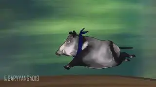 Blender Animation-Naruto Pig 
