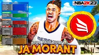 THIS JA MORANT SLASHER BUILD IS BREAKING NBA 2K23! BEST SLASHER BUILD IN NBA 2K23! BEST BUILD 2K23