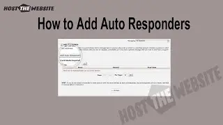 How to Add Autoresponder || Host The Website
