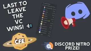 Last To Leave VC Event in DISCORD!! (With NITRO PRIZE)