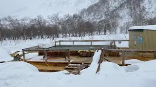 Пущинские горячие источники. Камчатка. 15-16 апреля 2023 г.