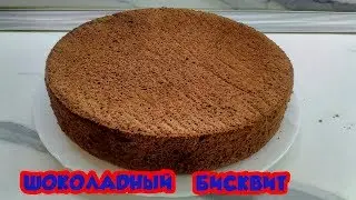 Шоколадный БИСКВИТ очень Пышный  Рецепт ИДЕАЛЬНОГО БИСКВИТА Получится у КАЖДОГО!!!
