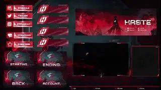 Animated Twitch Revamp for Hastee - Overlays design