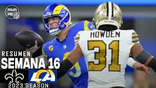 New Orleans Saints vs. Los Angeles Rams | Semana 16 NFL 2023 | NFL Highlights Resumen en español