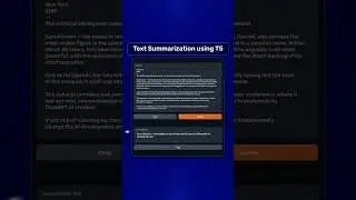 Text Summarization using T5
