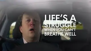 Commuting is a struggle when you can't breathe well
