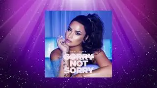 SORRY NOT SORRY-Demi Lovato (Lyrics Video)