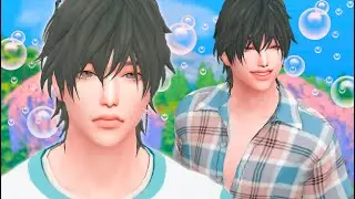 Descarga este sim!!🌸 Speed Sim: Soft Boy Aesthetic + CC Folder☁️​ Los Sims 4